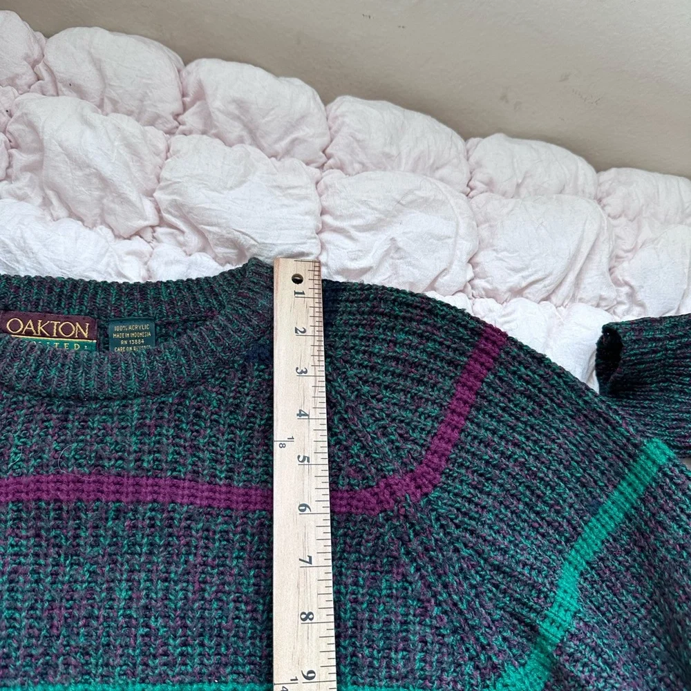 Vintage Oakton Limited Multicolored Striped Sweater Men’s L Knitwear